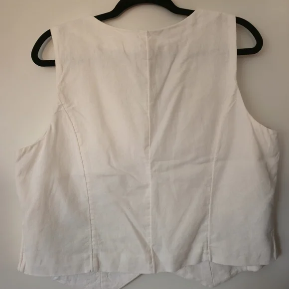 a new day Cream Women's Button-Down Vest - Picture 3 of 6